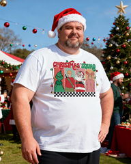 Christmas Squad Men's Cotton Big & Tall T-shirt