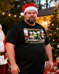 Christmas Crew Men's Cotton Big & Tall T-shirt