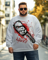 Men's Chucky Knife Plus Size Sweatshirts