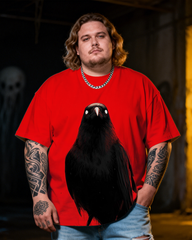 Crow Men's Plus Size Short Sleeve T-Shirt