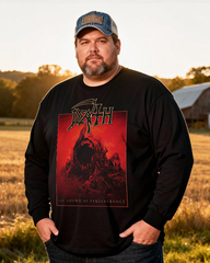 DEATH Men's Big & Tall Long Sleeve Cotton T-Shirt
