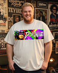 DONNIE Men's Plus Size Short Sleeve T-Shirt