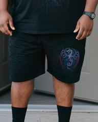 DRAGON BORNE Men's Plus Size T-Shirt & Shorts Set