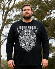 Dimmu Borgir Men's Big & Tall Long Sleeve Cotton T-Shirt