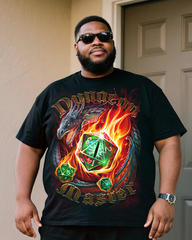 Dungeon Master Men's Plus Size T-Shirt & Shorts Set