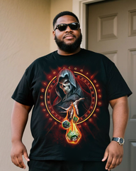 Dungeon Master Men's Plus Size T-Shirt & Shorts Set