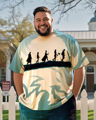 Dungeons and Dragons Men's Plus Size T-Shirt & Shorts Suit