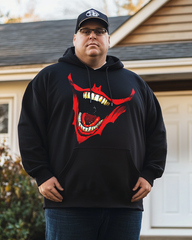 Men's Evil Smile Cotton Big & Tall Hoodie