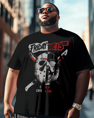Friday the 13th Men's Cotton Big & Tall T-shirt