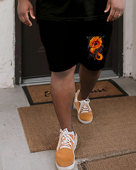 FIRE DRAGON Men's Plus Size T-Shirt & Shorts Set