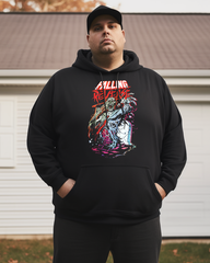 Men's Falling in Reverse Zombie Gravestone Cotton Big & Tall Hoodie