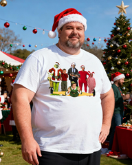 Friends christmas Men's Cotton Big & Tall T-shirt