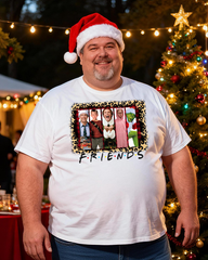 Friends christmas Men's Cotton Big & Tall T-shirt