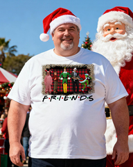 Friends christmas Men's Cotton Big & Tall T-shirt