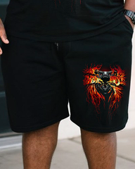 GOT Men's Plus Size T-Shirt & Shorts Set