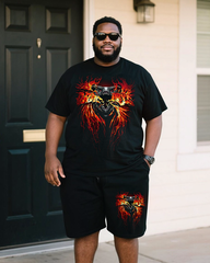 GOT Men's Plus Size T-Shirt & Shorts Set