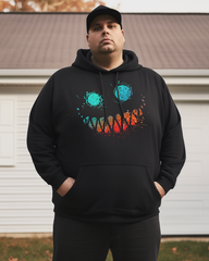 Men's Ghost Smile Cotton Big & Tall Hoodie