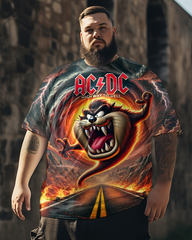 Men's HIGHWAY TO HELL TAZ Plus Size T-Shirt
