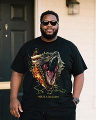 HOD Men's Plus Size T-Shirt & Shorts Set