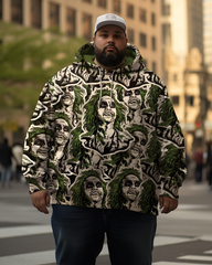 Men's Heartbreak Clown Plus Size Hoodie