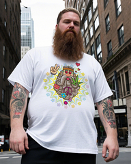 Hippie Men's 100% Cotton Big & Tall T-Shirt