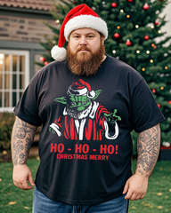 Men's Star war Ho Ho Ho Plus Size Short Sleeve T-Shirt