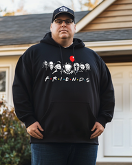 Men's Horror Friends Cotton Big & Tall Hoodie