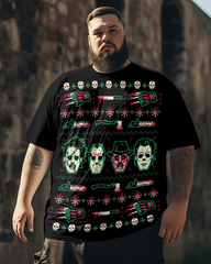 Men's Horror movie villains Plus Size T-Shirt