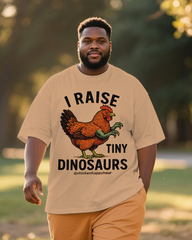 I Raise Tiny Dinosaurs Men's Big & Tall Short Sleeve T-Shirt
