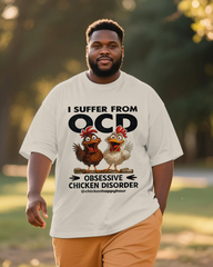 I Suffer from OCD Men's Big & Tall Short Sleeve T-Shirt