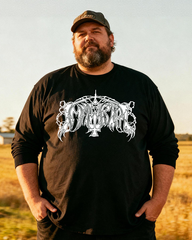 IMMORTAL Men's Big & Tall Long Sleeve Cotton T-Shirt