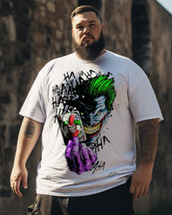 Men's JOKER Plus Size Short Sleeve T-Shirt
