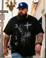 Jesus John-3-16 Men's Plus Size Short Sleeve T-Shirt