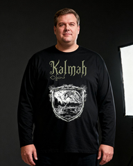 Kalmah Men's Big & Tall Long Sleeve Cotton T-Shirt