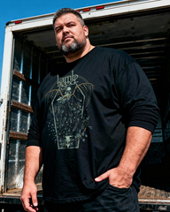 LAMB OF GOD Men's Big & Tall Long Sleeve Cotton T-Shirt