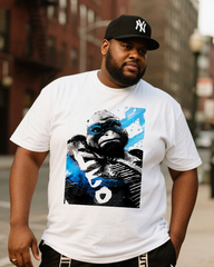 LEO Men's Plus Size Short Sleeve T-Shirt