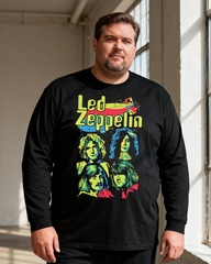 Led Zeppelin Men's Big & Tall Long Sleeve Cotton T-Shirt