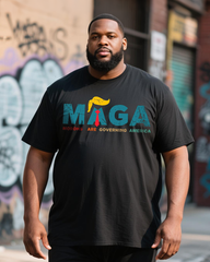 MAGA Men's Plus Size Short Sleeve T-Shirt