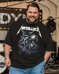 Metallica Viking Men's Plus Size Cotton T-Shirt