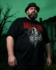 MOTLEY CRUE Men's Cotton Big & Tall T-shirt