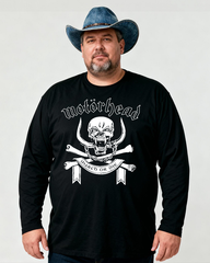 MOTORHEAD Men's Big & Tall Long Sleeve Cotton T-Shirt