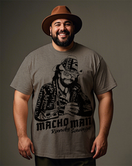 Macho Man Randy Savage Men's Plus Size Short Sleeve T-Shirt