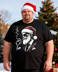 Mafia Santa Men's Big & Tall Short Sleeve T-Shirt