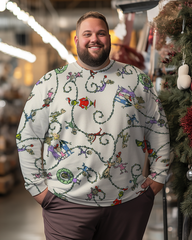 Sweat-shirts et pantalons de décoration de Noël pour hommes de grande taille