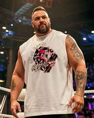 Mick Foley Hardcore Men's 100% Cotton Big & Tall Sleeveless T-Shirt