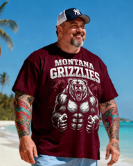 Men's Montana Grizzlies Big & Tall Short Sleeve T-Shirt