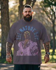 Men's Nature Boy Plus Size Short Sleeve T-Shirt