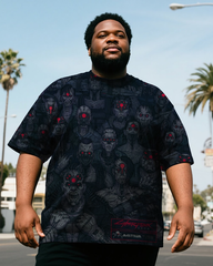 Night City Gangs Men's Plus Size Short Sleeve T-Shirt