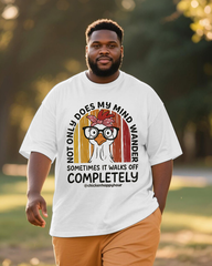 Not Only Does My Mind Men's Big & Tall Short Sleeve T-Shirt