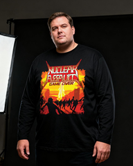 Nuclear Assault Men's Big & Tall Long Sleeve Cotton T-Shirt